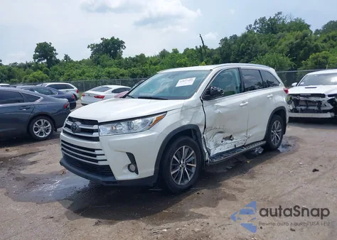 2018 Toyota Highlander Xle from USA, damaged, VIN 5TDKZRFH4JS546122